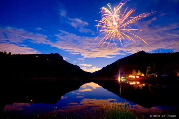 Rocky Mountains Private Fireworks Show