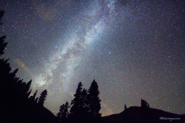 Mountain Milky Way Stary Night View
