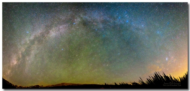 Colorado Indian Peaks Milky Way Panorama Art