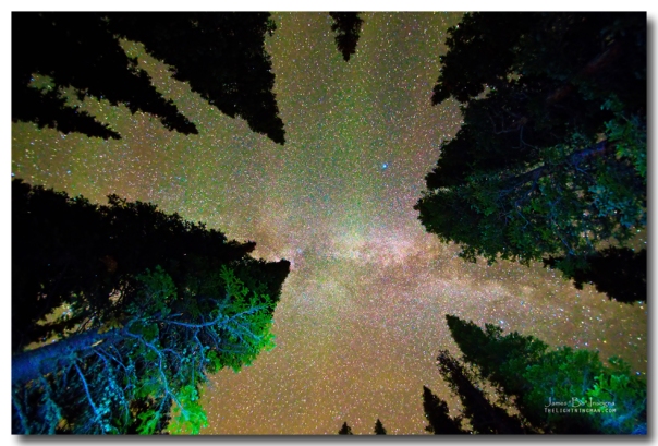 Sleeping Under the  Milky Way Stars Art 
