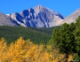 Longs Peak Autumn Aspen Landscape View