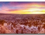 Boulder Colorado Colorful Sunrise Wide Panorama View