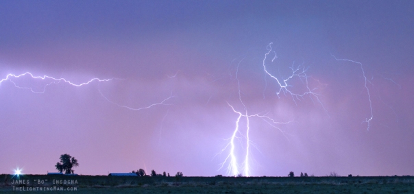 Thunderstorm on the Colorado Plains Panorama