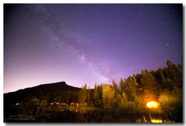 Colorado Rocky Mountain Milky Way View Art