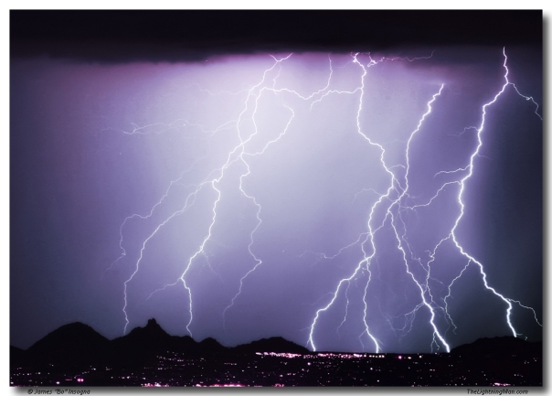 Lightning Storm North Scottsdale Az 85255 Art