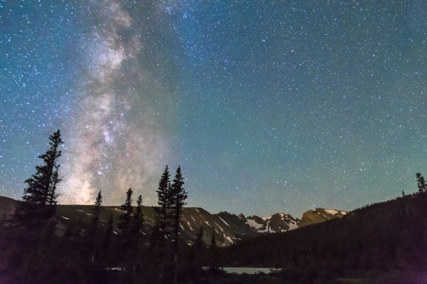 Middle of the Night Milky Way Above the Rocky Mountains prints