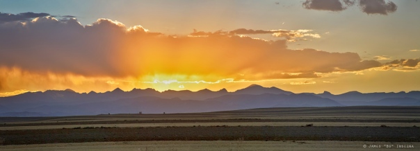 Colorado September Sunset Panorama art print
