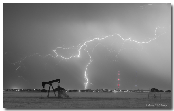 Weld County Dacona Oil Fields Lightning Thunderstorm BWSC